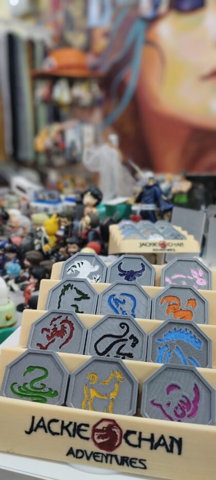 Jackie Chan Adventures Talismans Stones With Stand